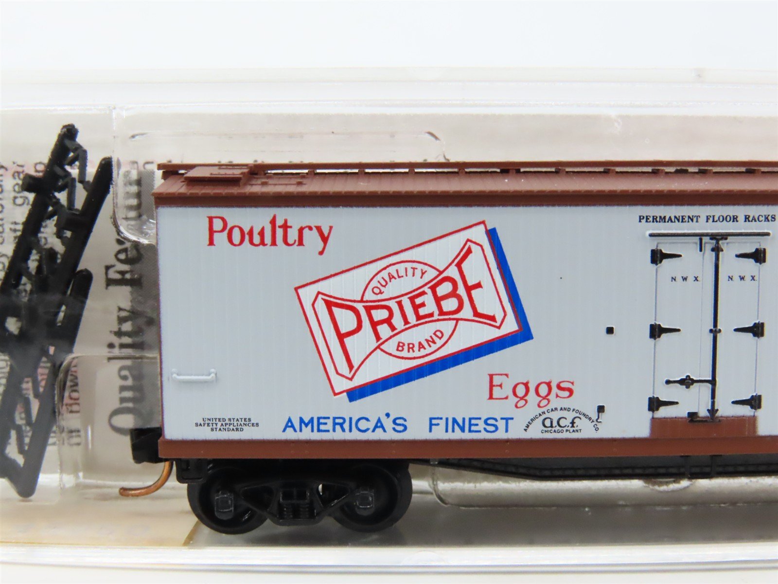 N Scale Micro-Trains MTL 49520 NWX NW Refrigerator 40' Wood Reefer #8607