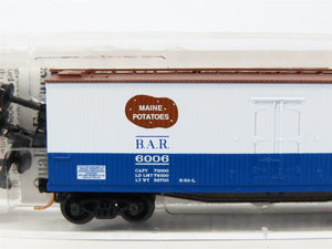 N Scale Micro-Trains MTL 49550 BAR Bangor & Aroostook 40' Wood Reefer #6006
