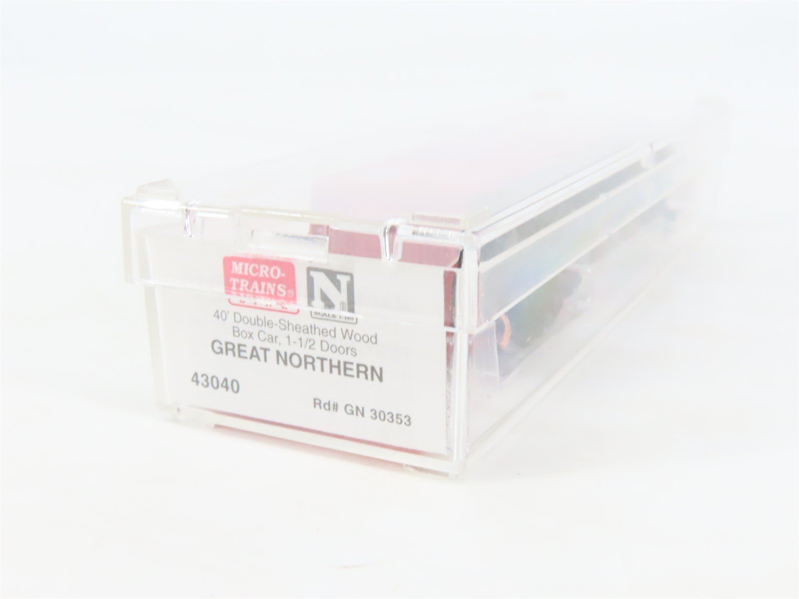 N Scale Micro-Trains MTL 43040 GN Great Northern 40' Wood Boxcar #30353