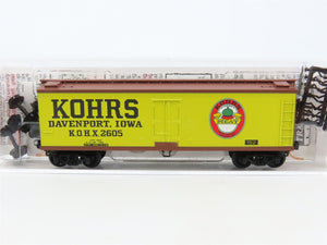N Scale Micro-Trains MTL 49110 KOHX Kohrs Meat Packing 40' Wood Reefer #2605