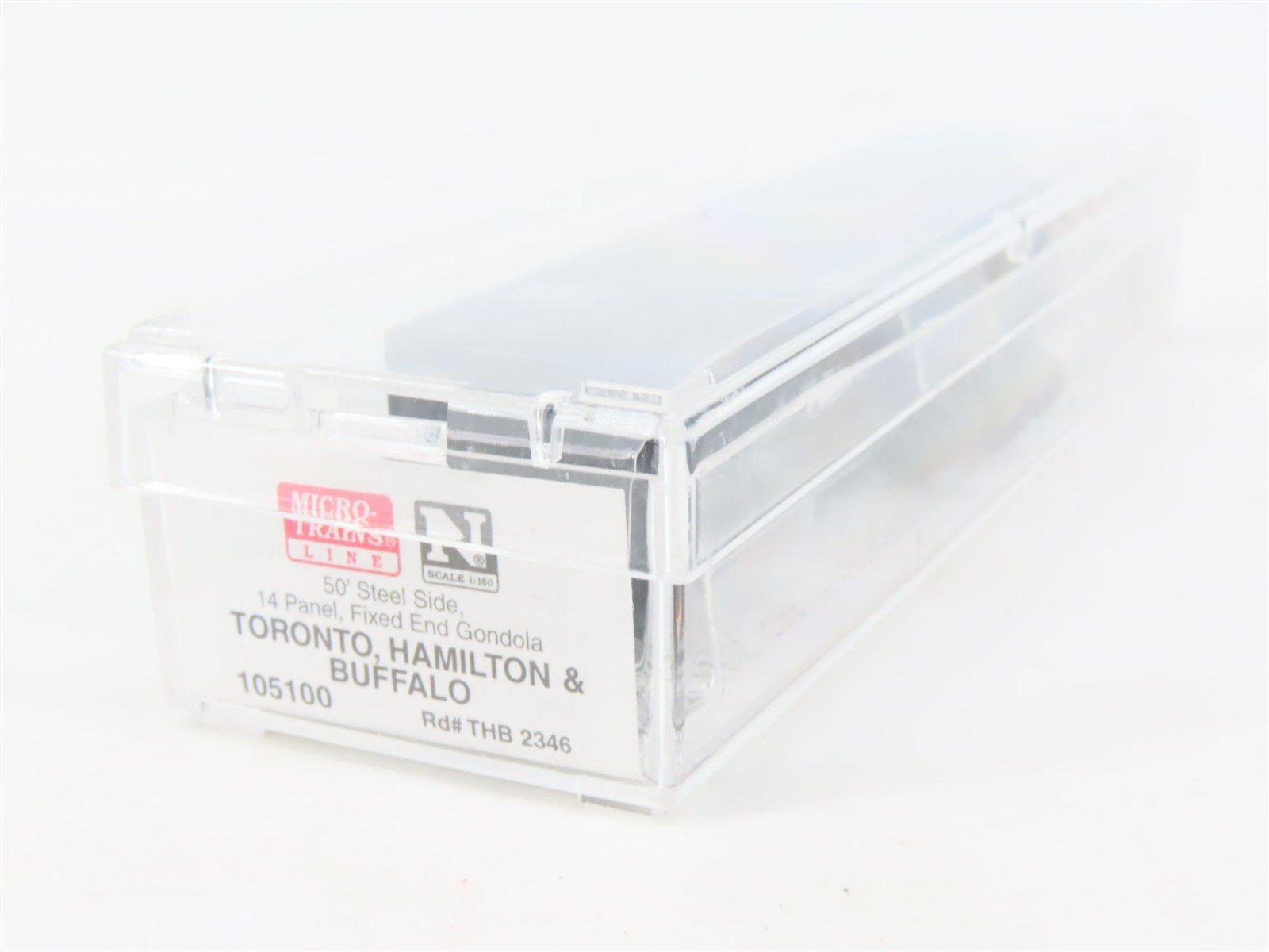 N Scale Micro-Trains MTL 105100 THB Toronto Hamilton & Buffalo 50' Gondola #2346