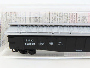 N Scale Micro-Trains MTL 106040 B&O Baltimore & Ohio 50' Gondola #362522 wCover