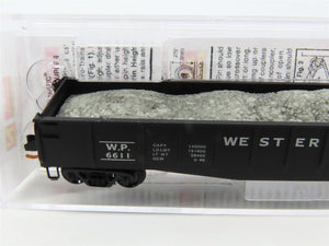 N Scale Micro-Trains MTL 04600050 WP Western Pacific 50' Gondola #6611 w/Load