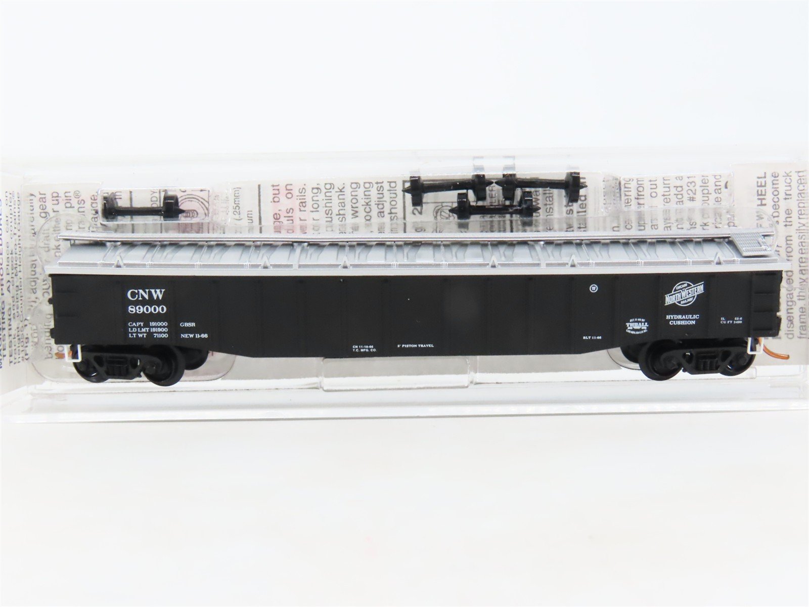 N Micro-Trains MTL 106230 CNW Chicago Northwestern 50' Gondola #89000 w/Cover