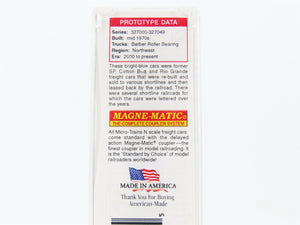 N Scale Micro-Trains MTL 10500130 GVSR Golden West 50' Gondola #327016 w/Load