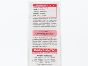 N Scale Micro-Trains MTL 04900540 URTC Hardings Butter 40' Wood Reefer #11619