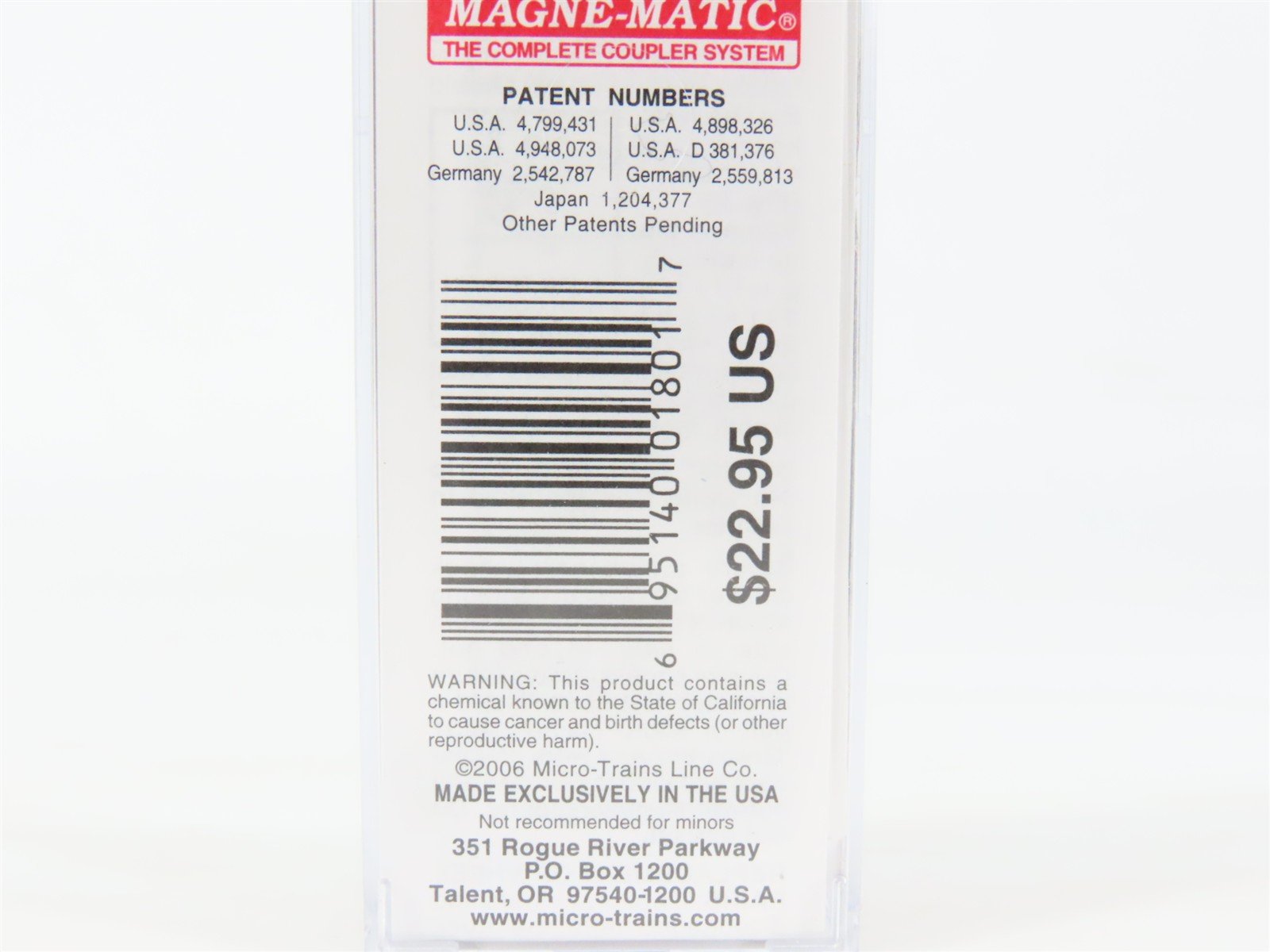 N Scale Micro-Trains MTL 04900540 URTC Hardings Butter 40' Wood Reefer #11619