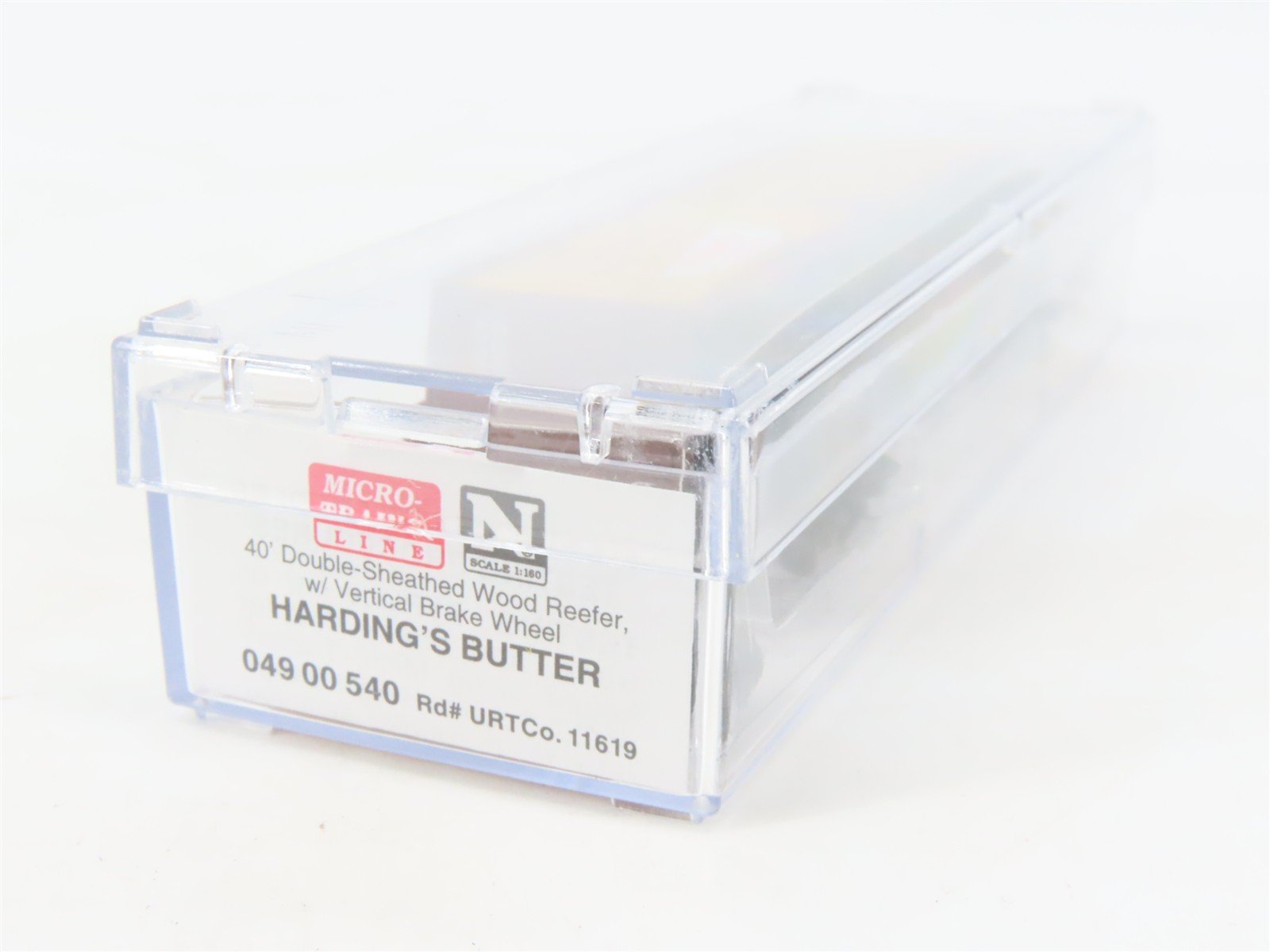 N Scale Micro-Trains MTL 04900540 URTC Hardings Butter 40' Wood Reefer #11619