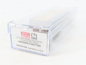 N Scale Micro-Trains MTL 04900540 URTC Hardings Butter 40' Wood Reefer #11619