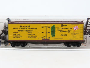 N Scale Micro-Trains MTL 04900390 URTC Bananas Dispatch Co 40' Reefer #24058