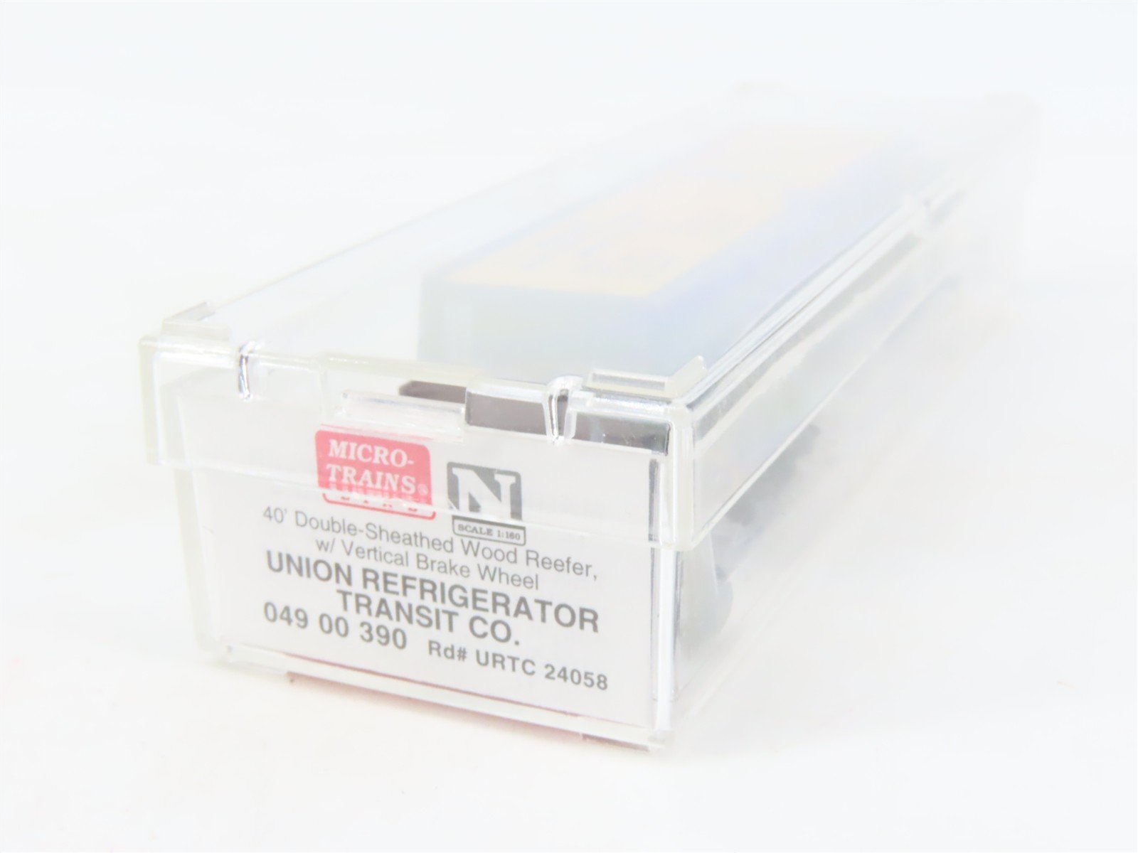 N Scale Micro-Trains MTL 04900390 URTC Bananas Dispatch Co 40' Reefer #24058