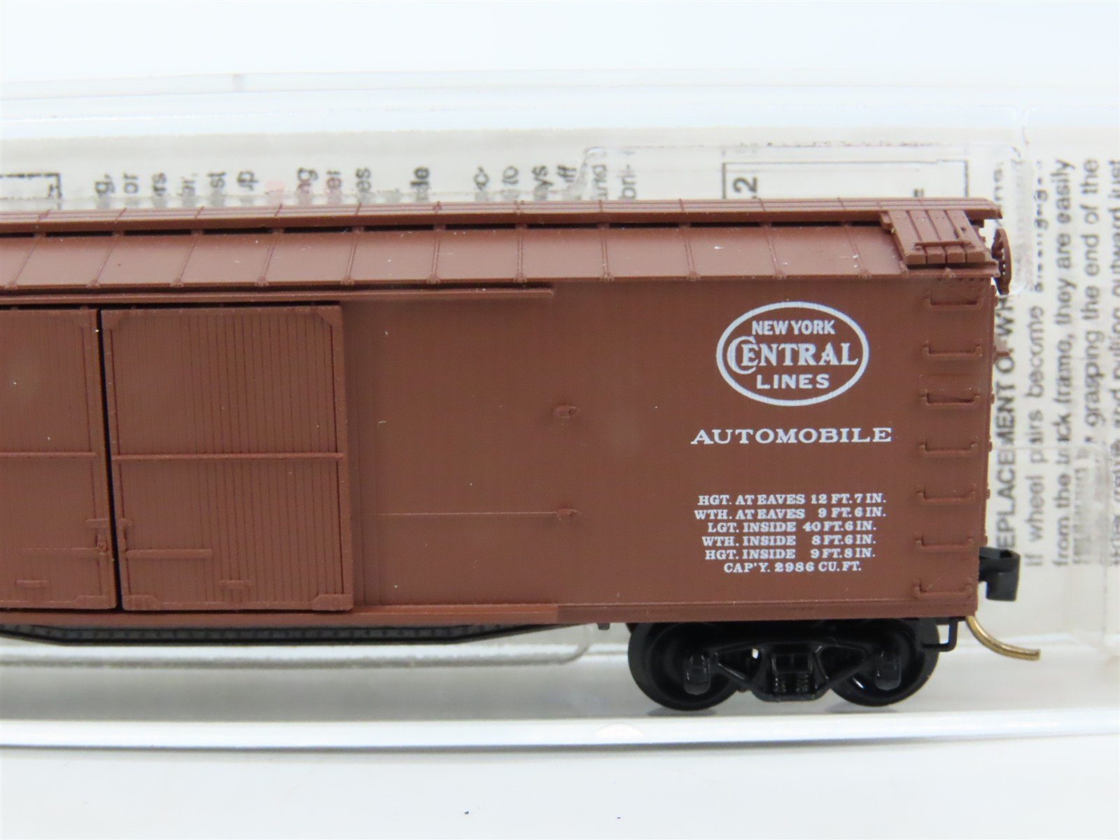 N Scale Micro-Trains MTL 43060 NYC Michigan Central 40' Boxcar #62475