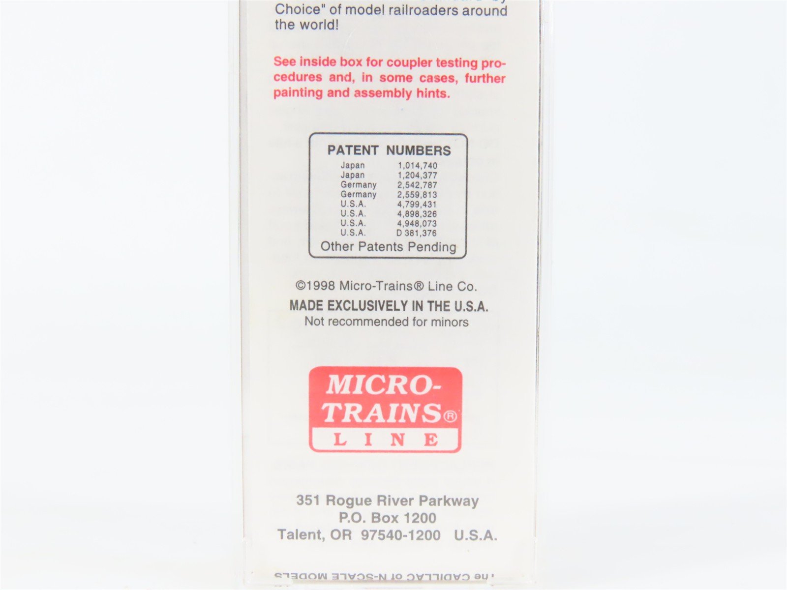 N Scale Micro-Trains MTL 43060 NYC Michigan Central 40' Boxcar #62475