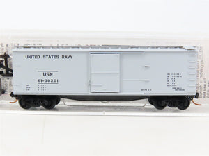 N Scale Micro-Trains MTL 04200050 USN United States Navy 40' Boxcar #61-00201