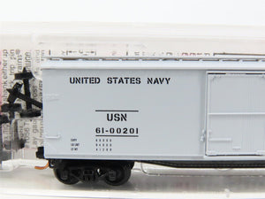 N Scale Micro-Trains MTL 04200050 USN United States Navy 40' Boxcar #61-00201