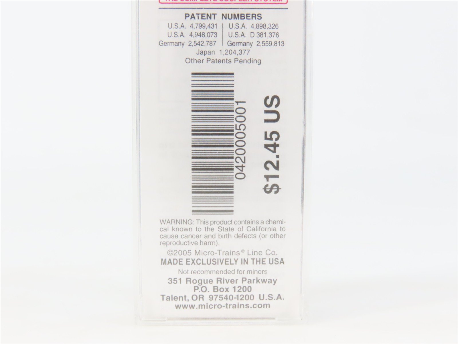 N Scale Micro-Trains MTL 04200050 USN United States Navy 40' Boxcar #61-00201