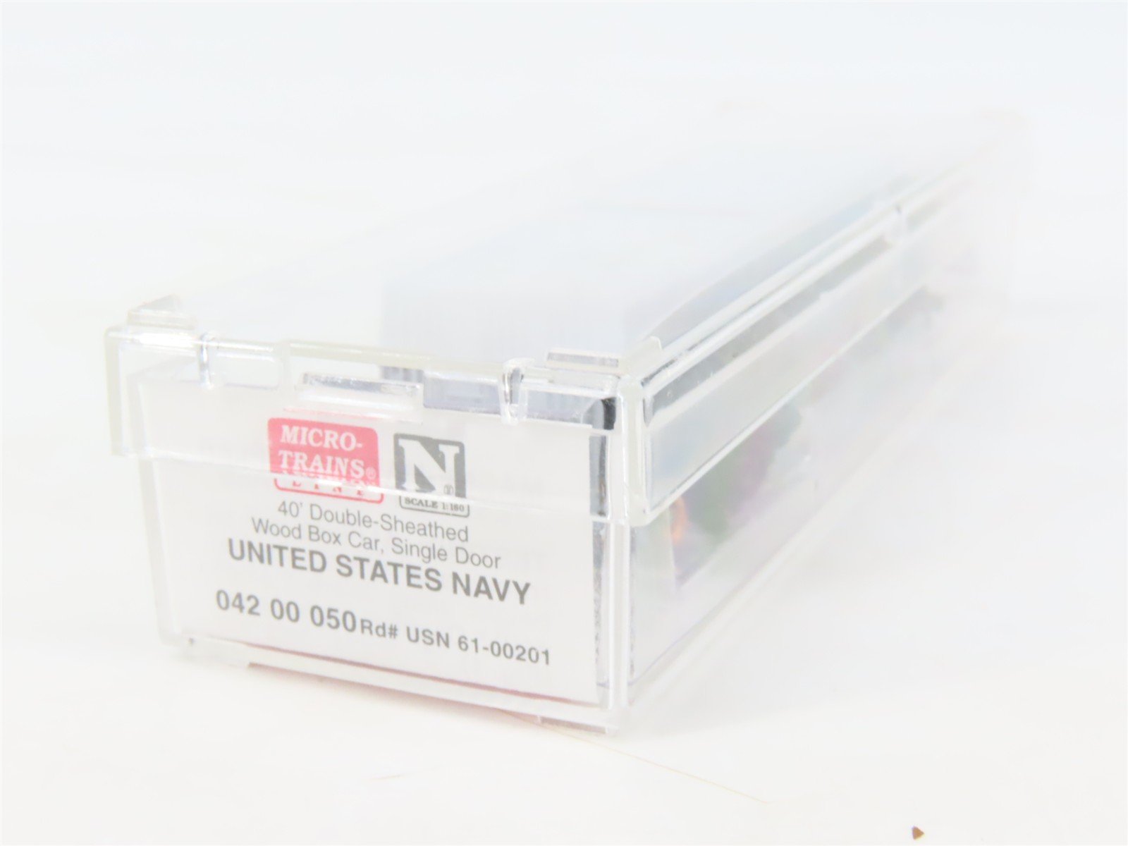 N Scale Micro-Trains MTL 04200050 USN United States Navy 40' Boxcar #61-00201