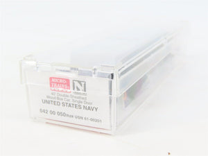 N Scale Micro-Trains MTL 04200050 USN United States Navy 40' Boxcar #61-00201