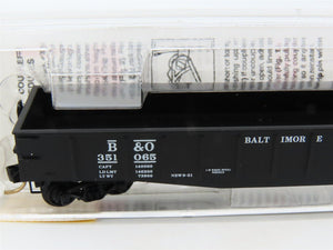N Scale Micro-Trains MTL 105030 B&O Baltimore & Ohio 50' Gondola #351065