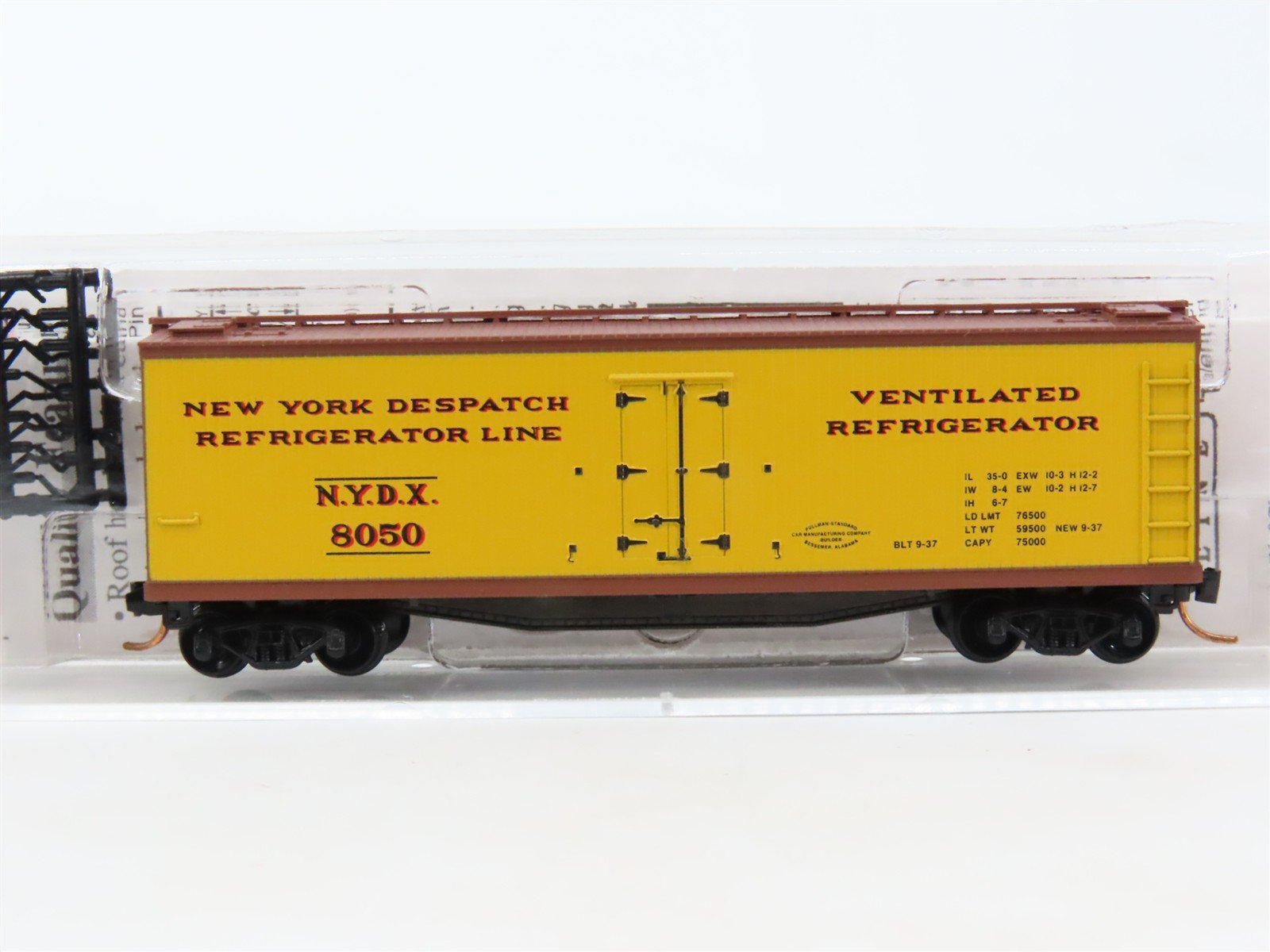 N Scale Micro-Trains MTL 04700080 NYDX New York Despatch 40' Wood Reefer #8050