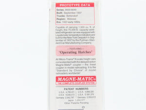 N Scale Micro-Trains MTL 04700080 NYDX New York Despatch 40' Wood Reefer #8050