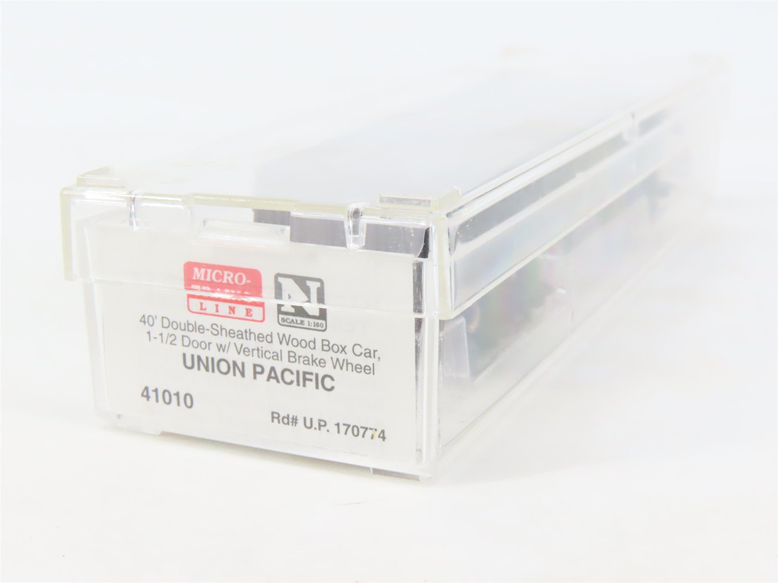 N Scale Micro-Trains MTL 41010 UP Union Pacific 40' Wood Boxcar #170774