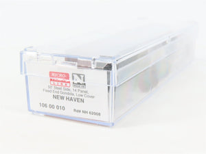 N Scale Micro-Trains MTL 10600010 NH New Haven 50' Gondola #62008 w/Cover