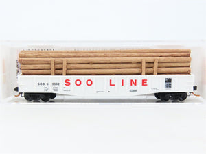 N Scale Micro-Trains MTL 10500200 SOO Line 50' Gondola #63352 w/Load