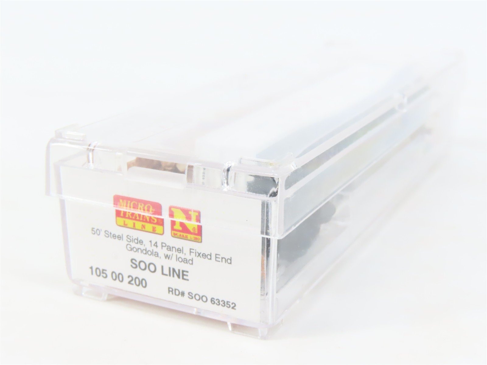 N Scale Micro-Trains MTL 10500200 SOO Line 50' Gondola #63352 w/Load