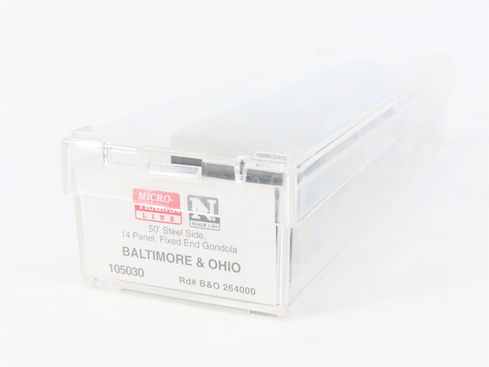 N Scale Micro-Trains MTL 105030 B&O Baltimore & Ohio 50' Gondola #264000