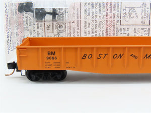 N Scale Micro-Trains MTL 46180 B&M Boston & Maine 50' Fishbelly Gondola #9066