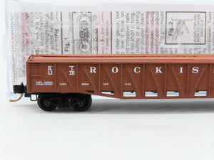 N Scale Micro-Trains MTL 06200040 RI Rock Island 50' Fishbelly Gondola #1176