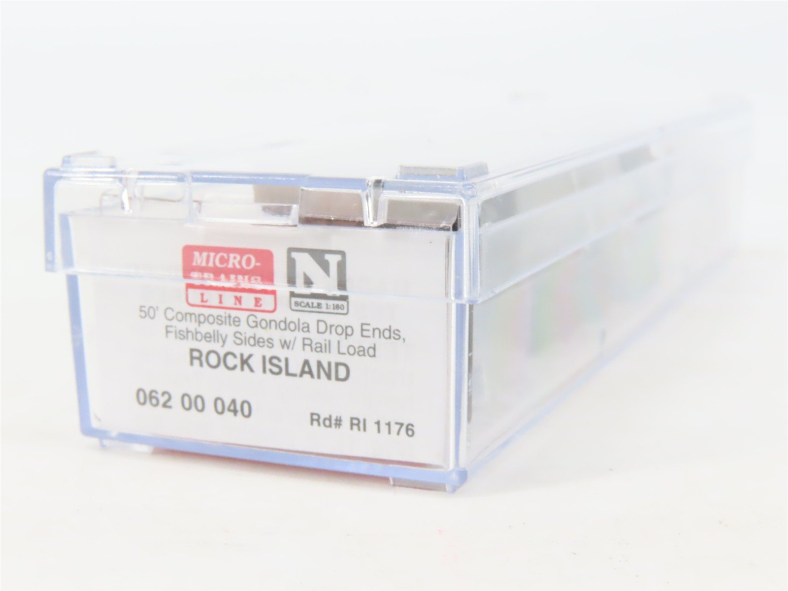 N Scale Micro-Trains MTL 06200040 RI Rock Island 50' Fishbelly Gondola #1176
