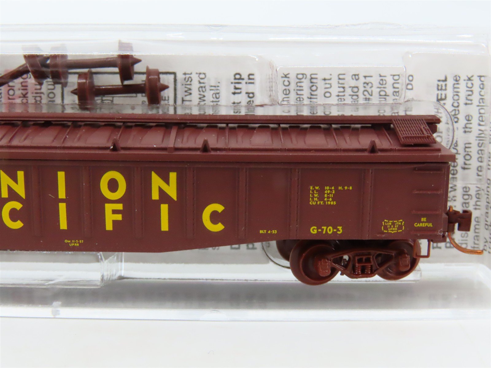 N Scale Micro-Trains MTL 10600020 UP Union Pacific 50' Gondola #229609 w/Cover