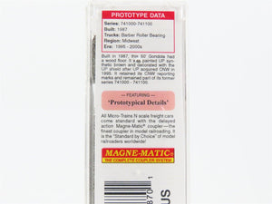 N Micro-Trains MTL 10500526 CNW Chicago Northwestern 50' Gondola #741048 wLoad