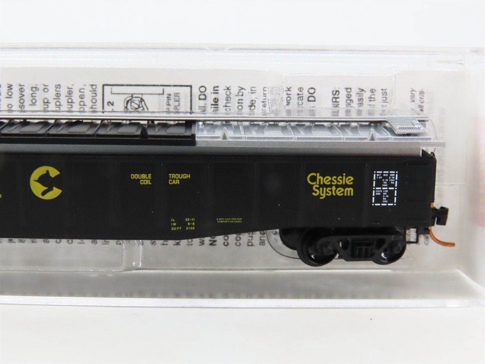 N Micro-Trains MTL 10600110 C&O Chesapeake & Ohio 50' Gondola #368973 wCover