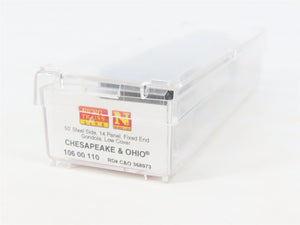 N Micro-Trains MTL 10600110 C&O Chesapeake & Ohio 50' Gondola #368973 wCover