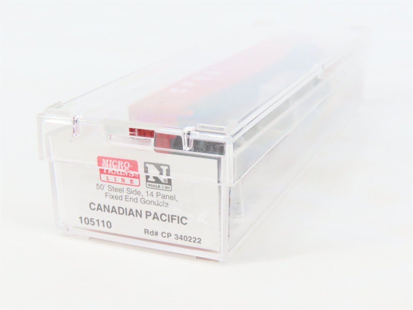 N Scale Micro-Trains MTL 105110 CP Canadian Pacific 50' Gondola #340222