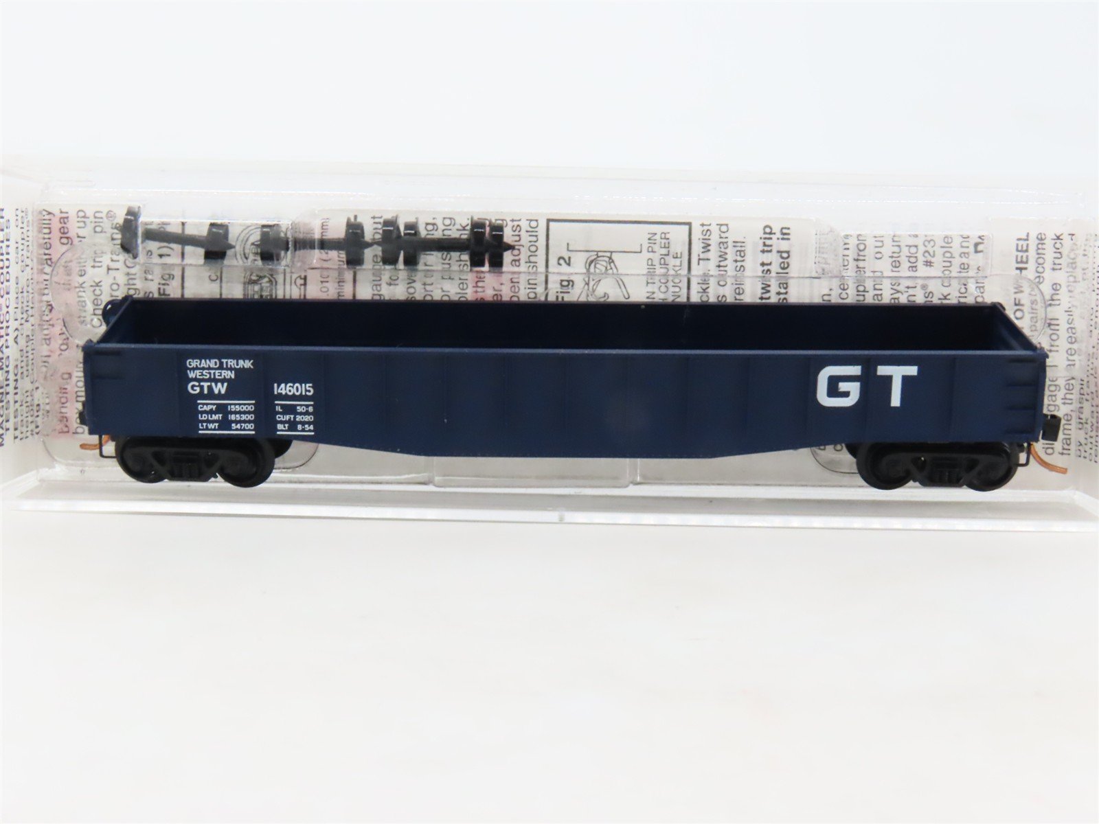 N Scale Micro-Trains MTL 46120 GTW Grand Trunk Western 50' Gondola #146015