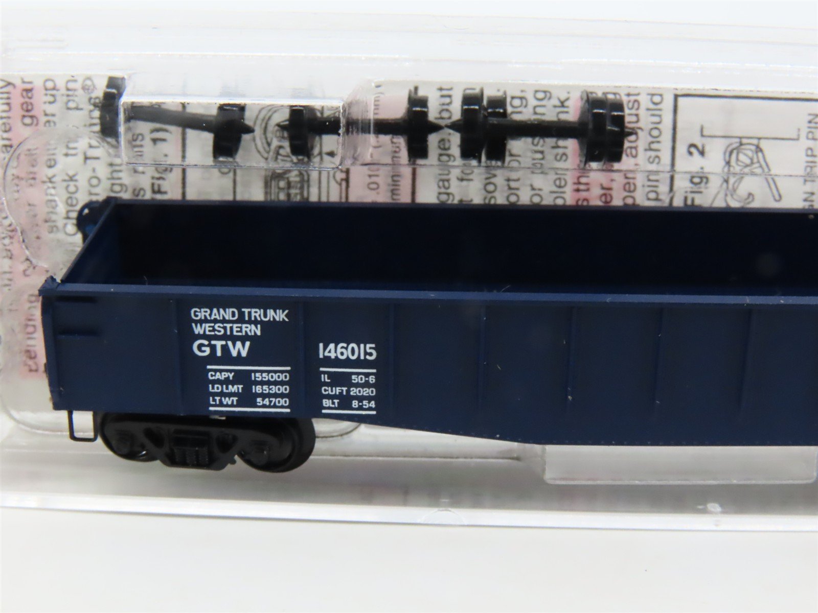 N Scale Micro-Trains MTL 46120 GTW Grand Trunk Western 50' Gondola #146015