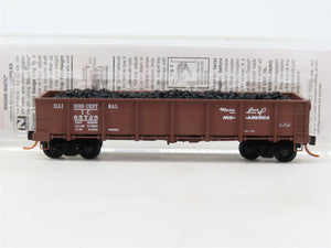 N Scale Micro-Trains MTL 08300071 IC Illinois Central 40' Gondola #85725 wLoad