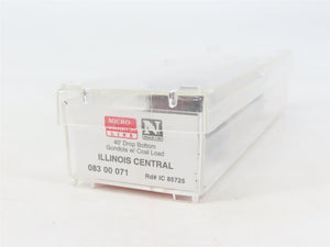 N Scale Micro-Trains MTL 08300071 IC Illinois Central 40' Gondola #85725 wLoad