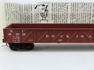 N Scale Micro-Trains MTL 61010 RI Rock Island 50' Composite Gondola #7507