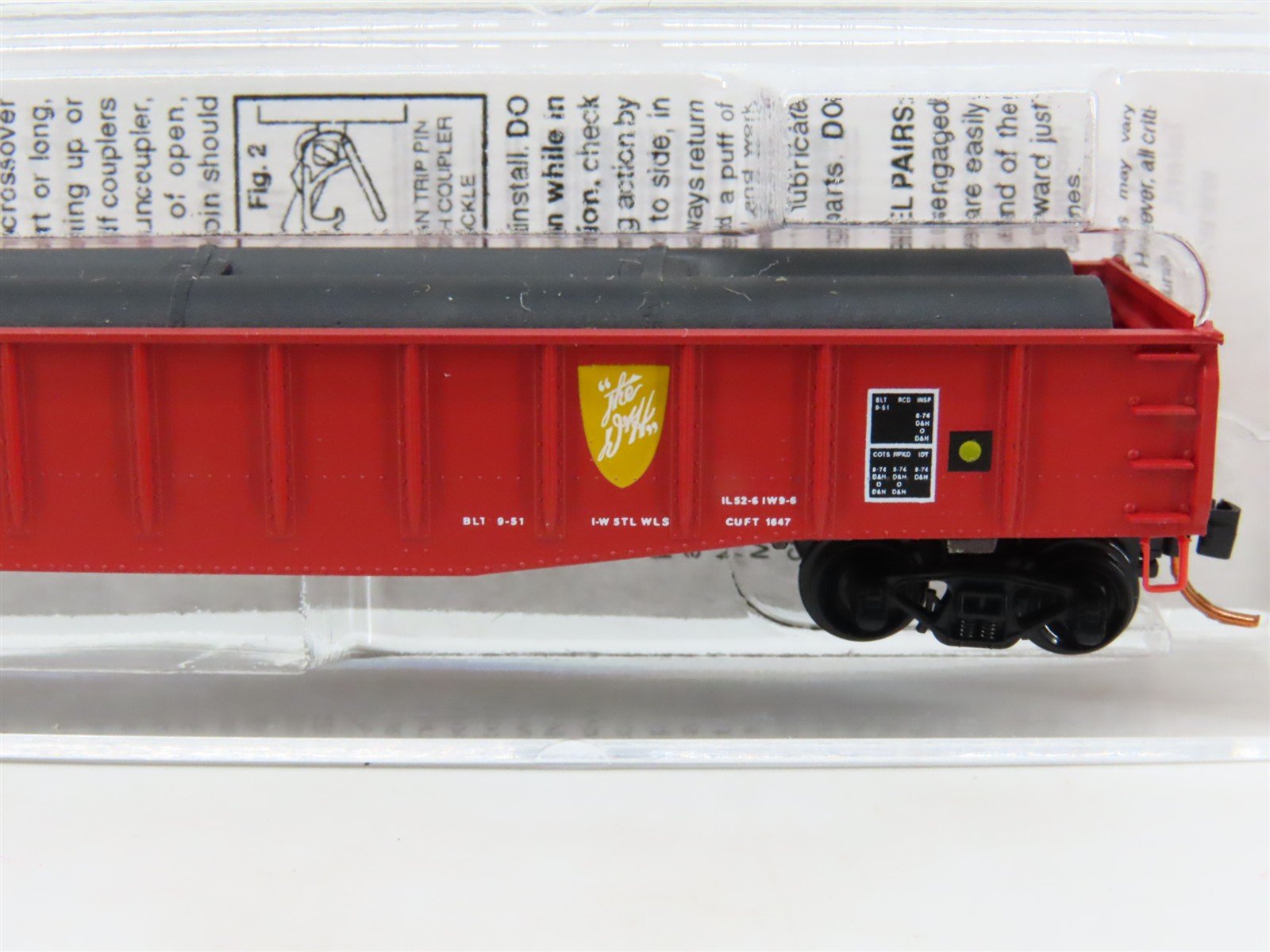 N Scale Micro-Trains MTL 04600410 D&H Delaware & Hudson 50' Gondola #13886