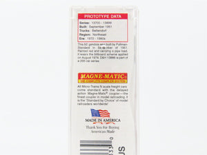 N Scale Micro-Trains MTL 04600410 D&H Delaware & Hudson 50' Gondola #13886