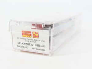 N Scale Micro-Trains MTL 04600410 D&H Delaware & Hudson 50' Gondola #13886