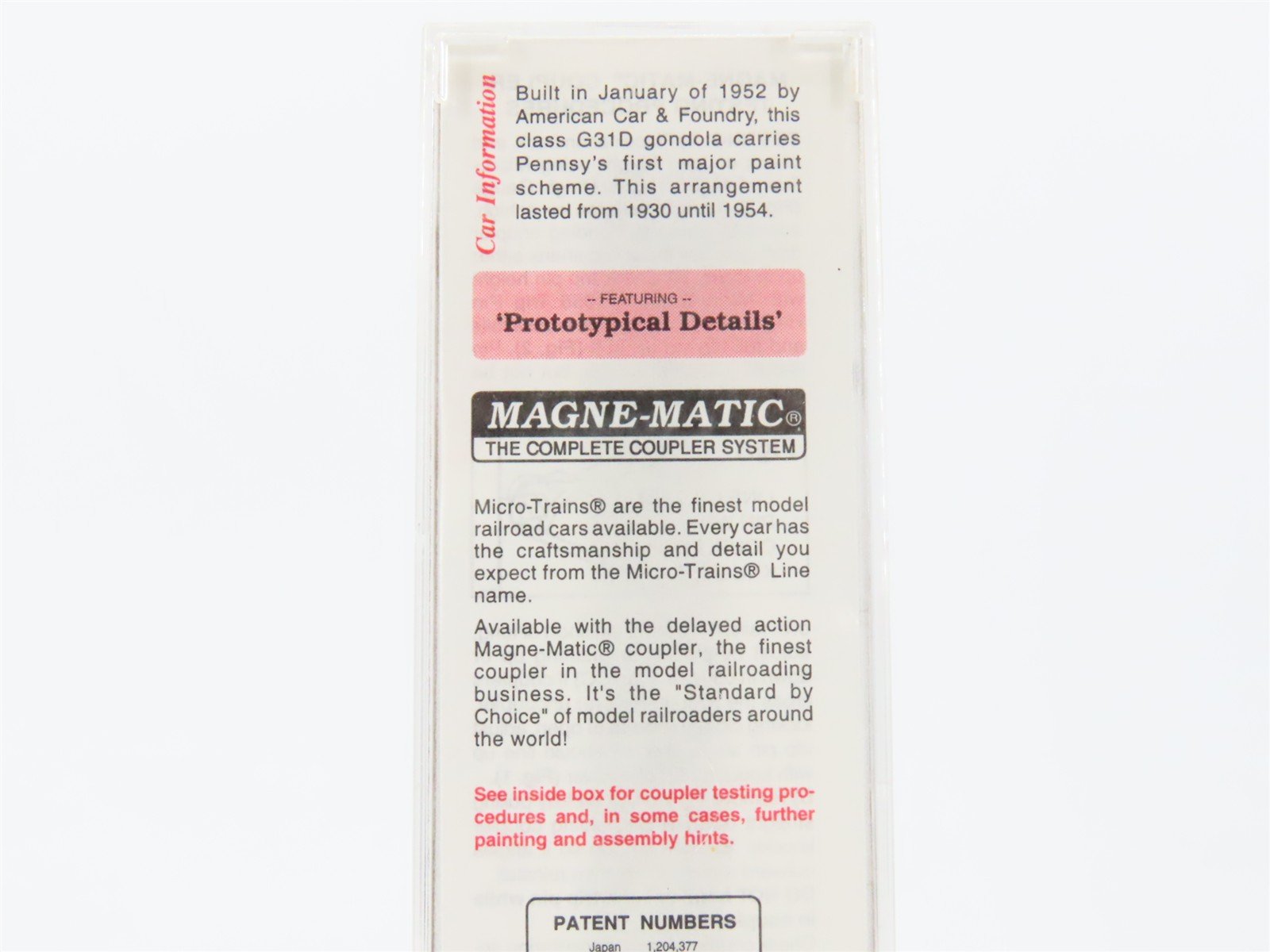 N Scale Micro-Trains MTL 105020 PRR Pennsylvania 50' Gondola #376611