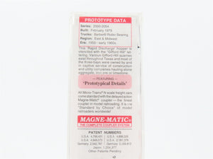 N Micro-Trains MTL 12500040 GIHX Gifford-Hill & Co 3-Bay Ortner Hopper #2023