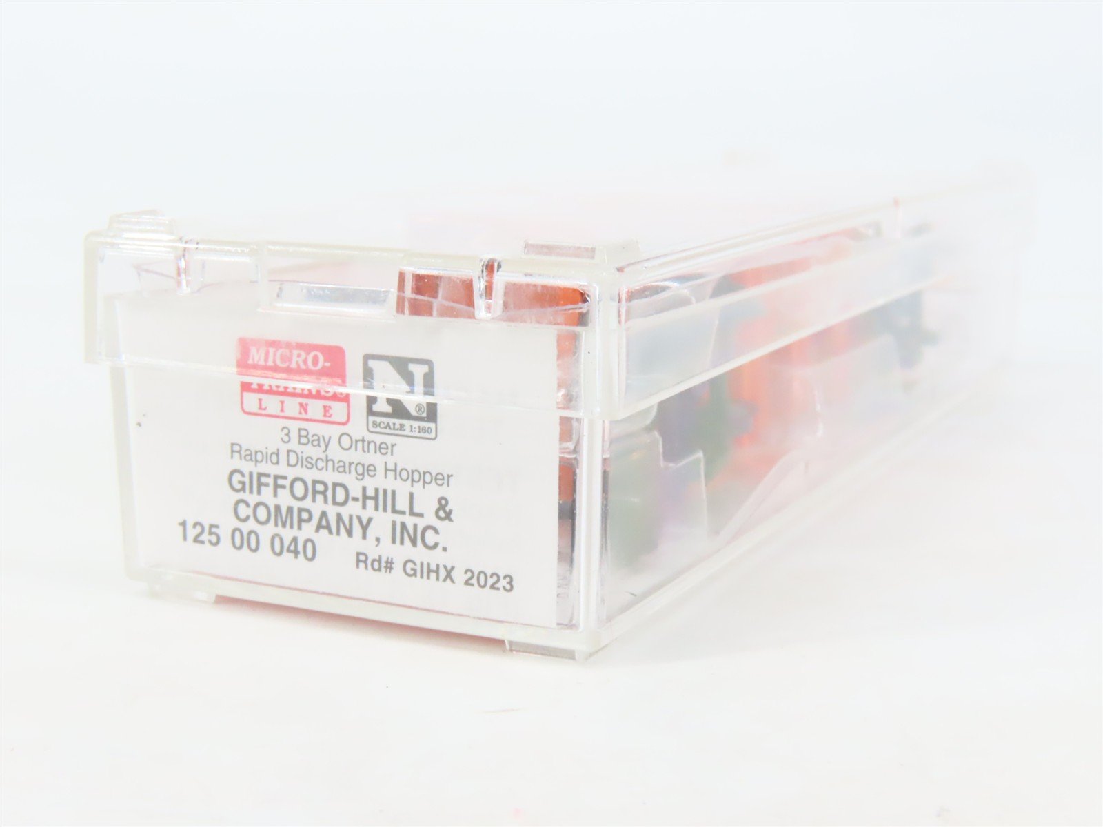 N Micro-Trains MTL 12500040 GIHX Gifford-Hill & Co 3-Bay Ortner Hopper #2023