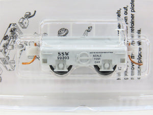 N Scale Micro-Trains MTL 12100040 SSW Cotton Belt Scale Test Car #99203